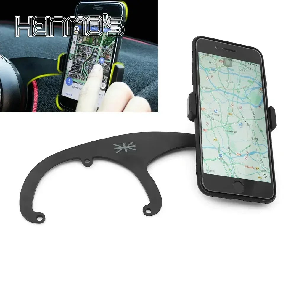 Para mini cooper r55 r56 r57 gps suporte do telefone estilo do carro suporte interior para mini r50 r52 r53 r60 r61 suporte de navegação móvel