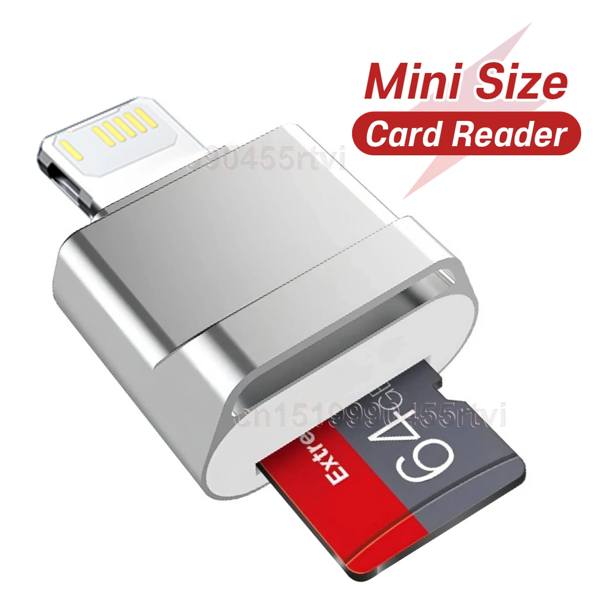 Mini Micro SD TF Card Reader Adapter for For iPhone 14 13 12 11 Pro Max External OTG Memory Card Reader For iPhone XS XR 8 7 6