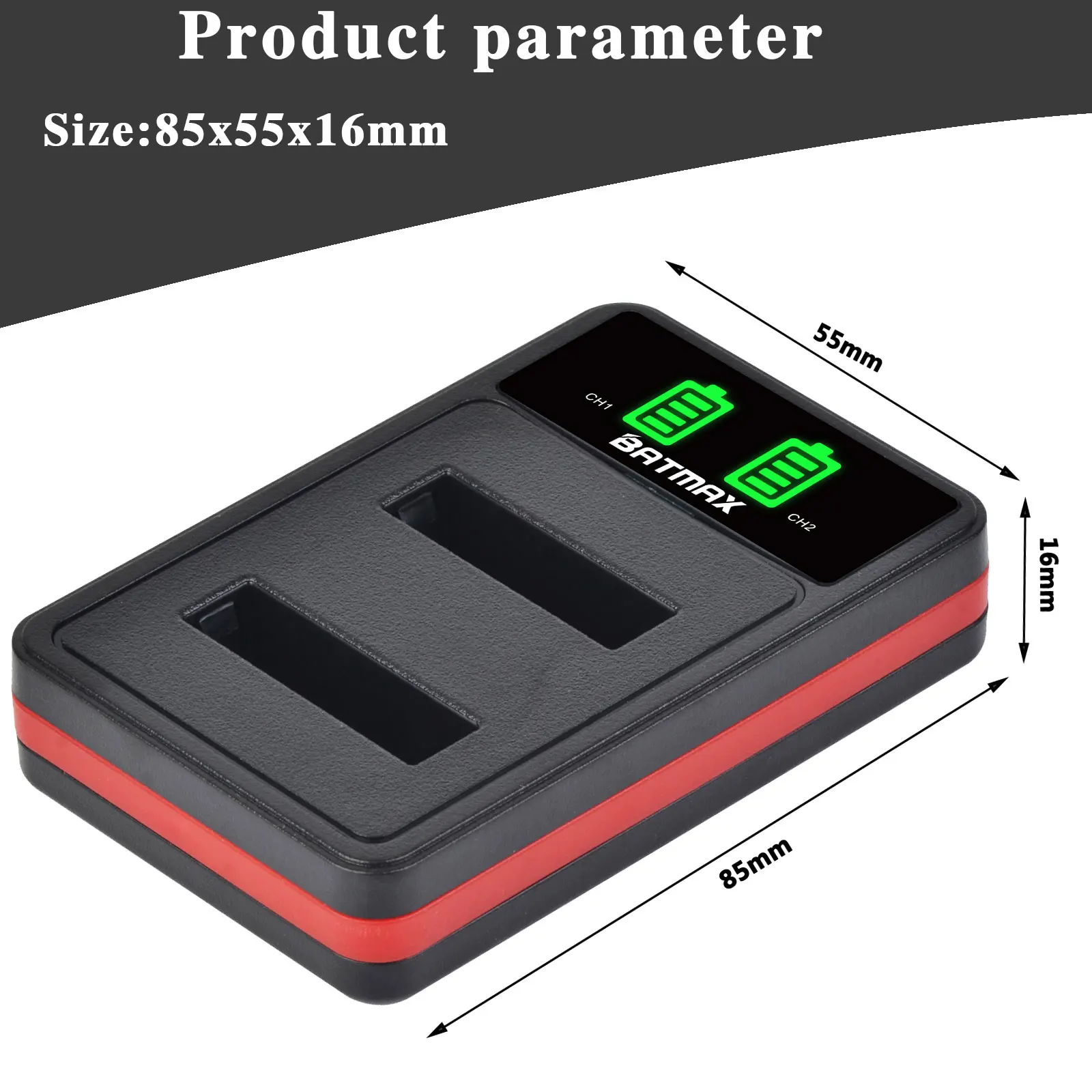 LED Dual USB EN EL23 Battery Charger for Nikon COOLPIX P900 P610s P610 P600 S810cP900 P610s P610 P600 S810cB700 P900s Cameras