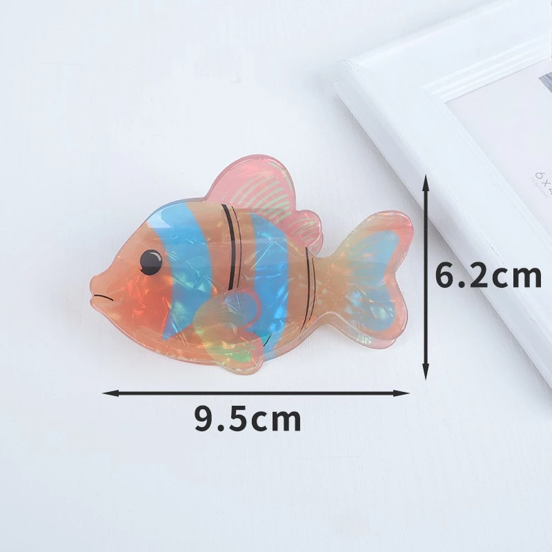 Neue Marine Life Serie Modische Haarspangen Niedliche Clown Fisch Haarklammer High End Mädchen Geschenk Krabbe Clip Weibliche Haarschmuck