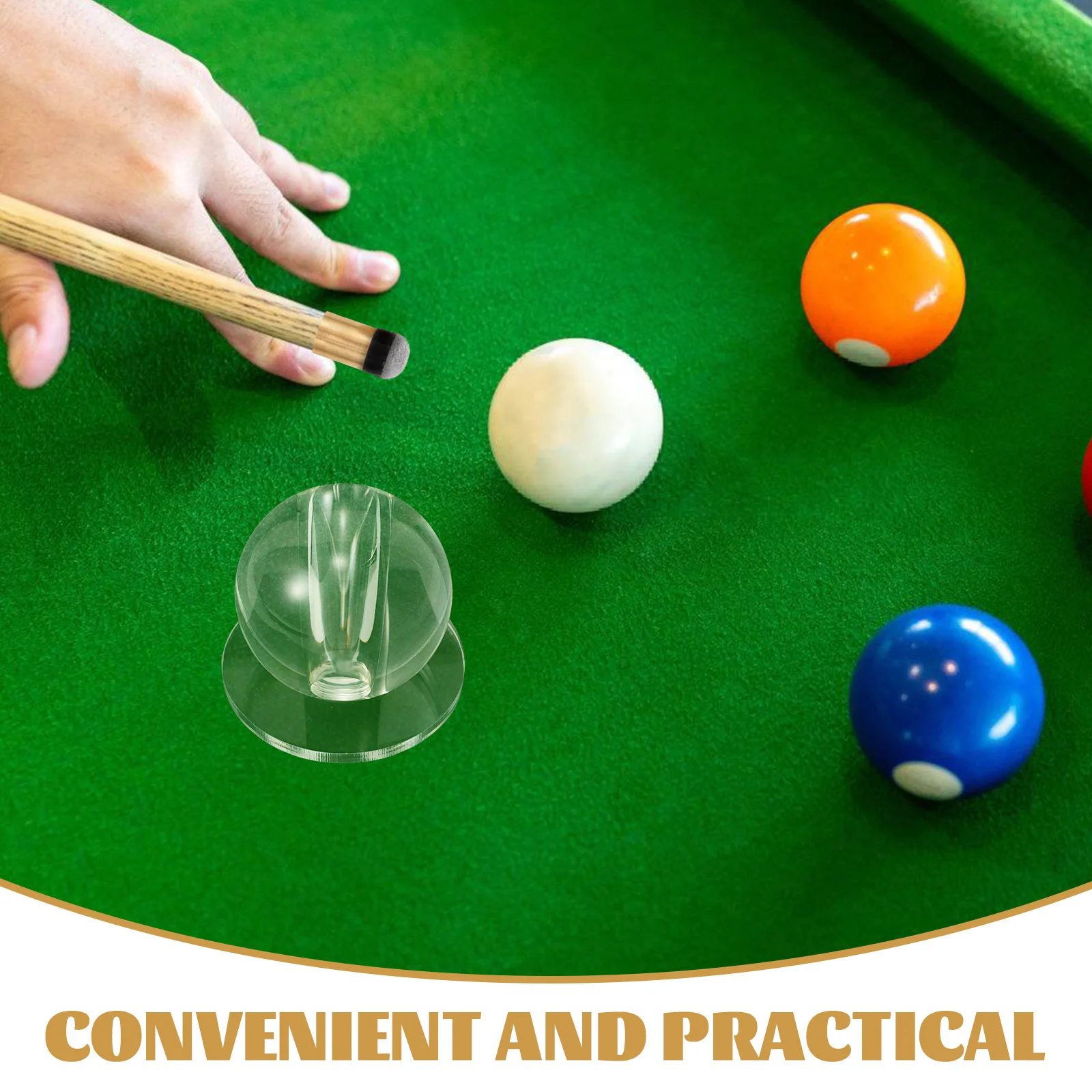 Transparent Billiards Stroke Trainer Snooker Cue Correction Tool for Cue Accuracy Billiards Technique Enhancement Resin Training