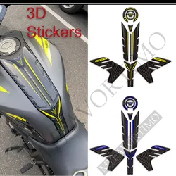 Motocykl dla Yamaha MT07 MT 07 SP MT-07 Tank Pad uchwyty 3D naklejki naklejki Protector zestaw oleju opałowego gazu kolana 2018 2019 2020