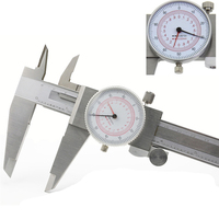 Shock-proof Stainless Stee Dial Caliper 6inch 0-150mm/0.02mml Precision 0.001\