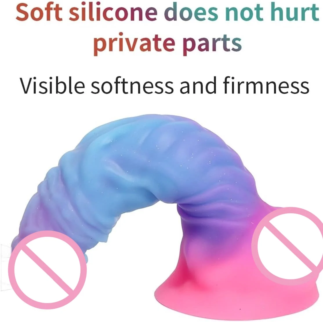 Night Light Animal Dildo Realistic Penis Monster Butt Plug Prostate Massager G-Spot Anal Masturbator Adult Sex Toy for Men Women