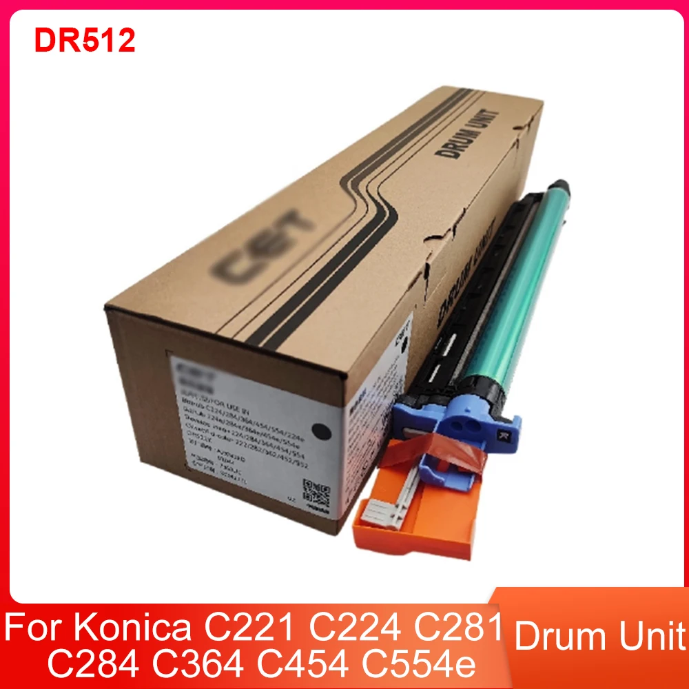 

CET Compatible DR512 Imaging Drum Unit for Konica Minolta Bizhub C221 C224 C281 C284 C364 C454 C554e Drum Assembly