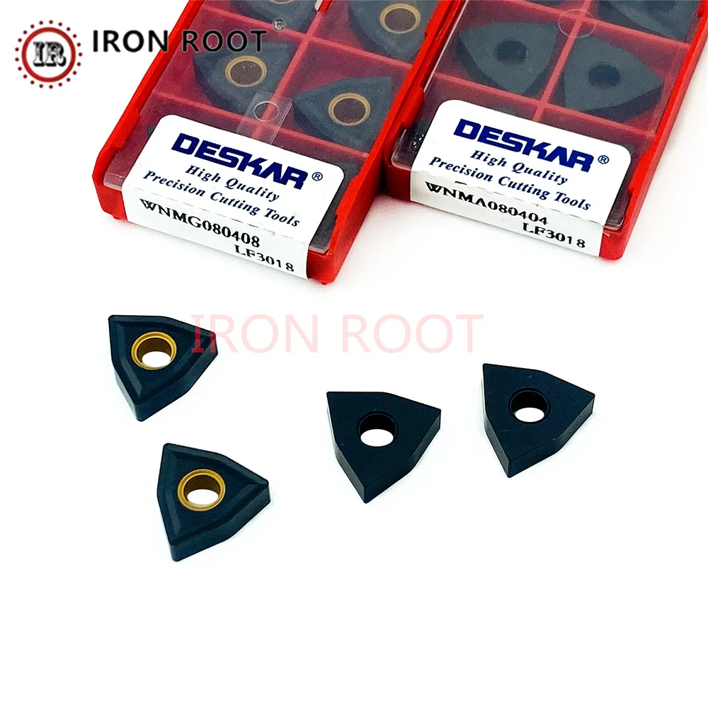 Deskar Cnc Torno de Metal Torno de Ferramentas Inserções de Carboneto para Mvqnr l Suporte de Ferramentas Wnmawnmg080404080408080412 Lf3018