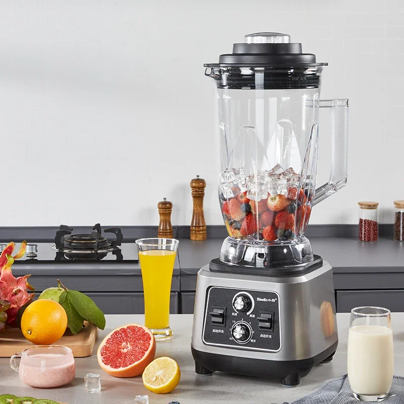 เครื่องทำนมถั่วเหลืองสำหรับร้านค้าอาหารเช้าเชิงพาณิชย์เครื่องแยกผนังเครื่องปั่นอาหารแบบไม่ใช้ตัวกรองความจุสูง