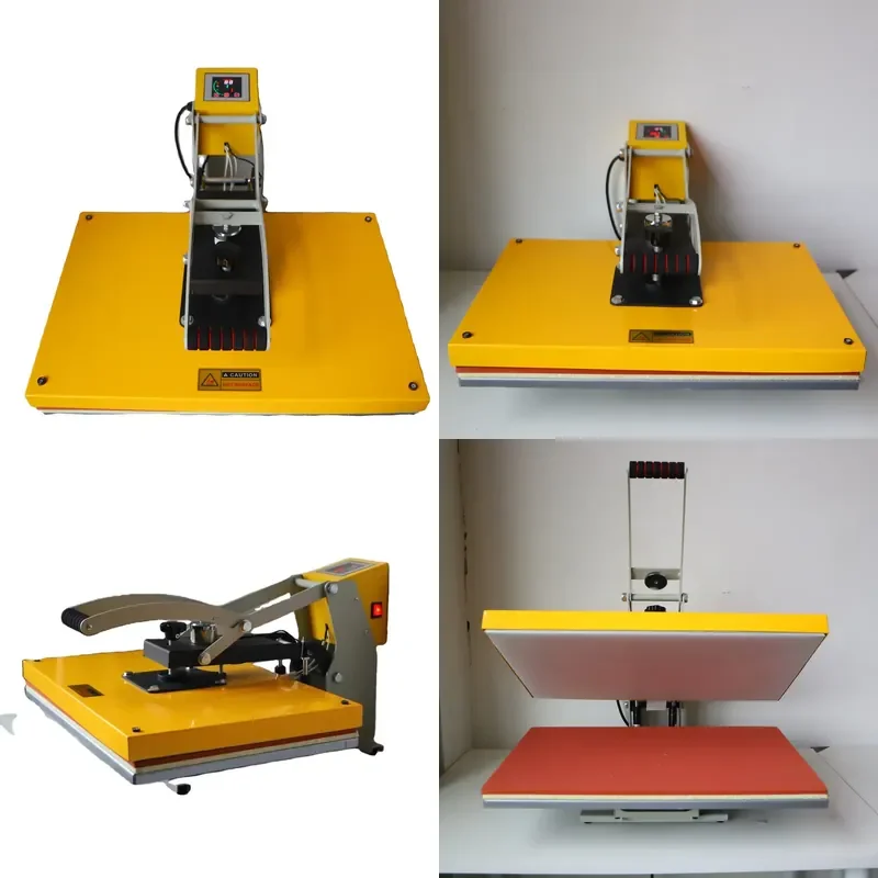 New Design High Pressure Slide Rail Sublimation Printer T Shirt Auto Open Large Heat Press Machine 16 X 20 Inch