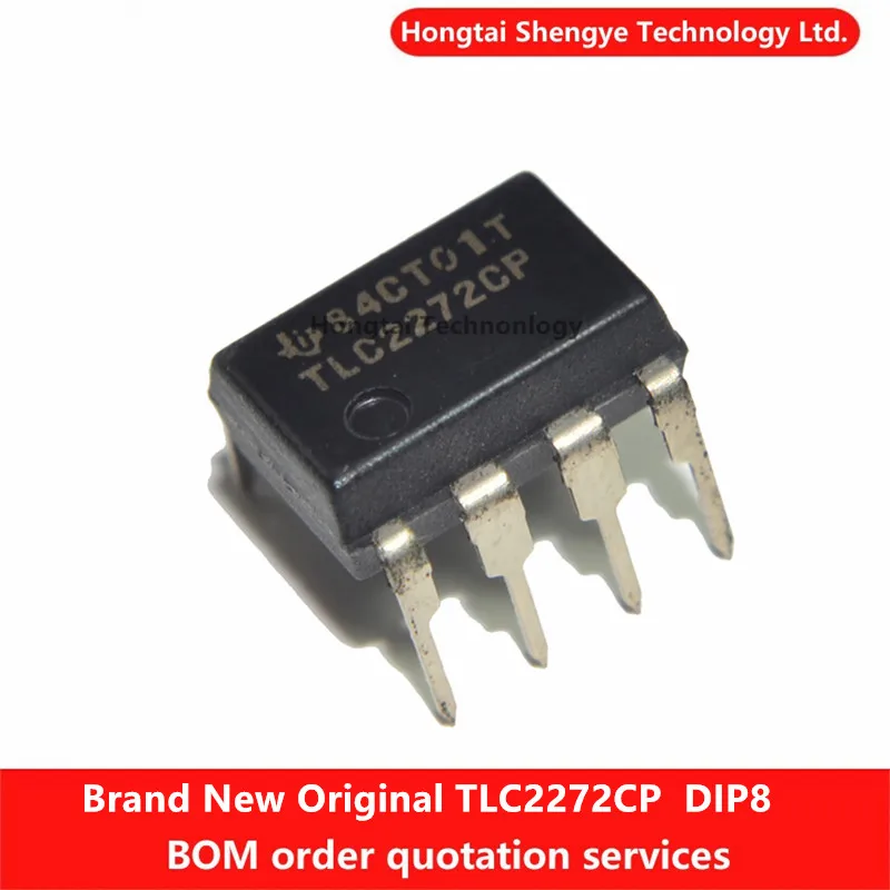 New and Original TLC2272CP DIP8 Dual Low Noise Rail-to-Rail Operational Amplifier 2.25MHz Gain Bandwidth