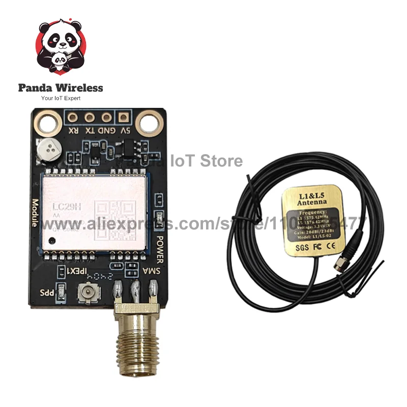 Quectel Dual-band L1 L5 LC29H LC29HAA Dual Frequency LC29HDA LC29HEA LC29HBS LC29HBA RTK Module Galileo GNSS Module Board