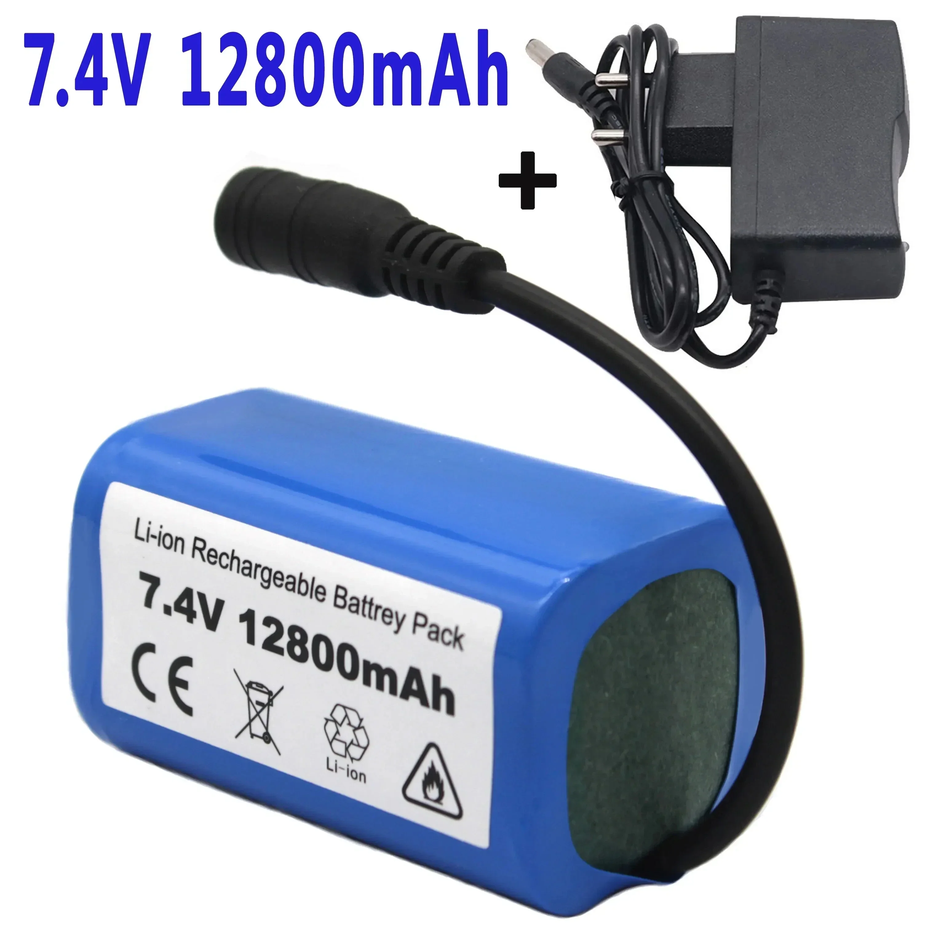 

100%.New.Enhanced LiPo battery, 7.4 V, 12800 MAH, t1882011-5, t888, v007, h18, C18.