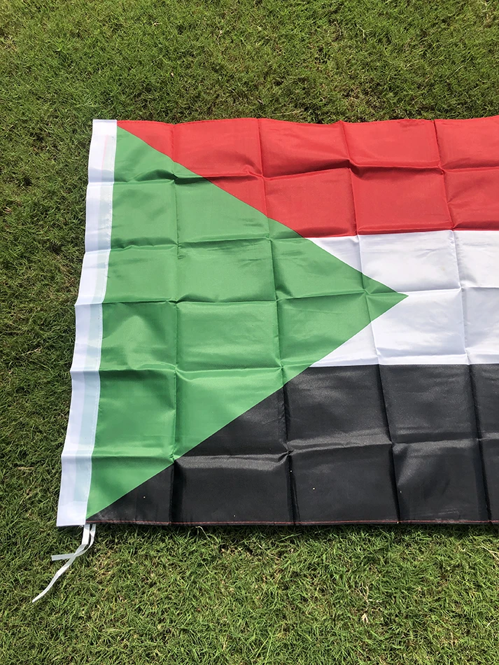 Bandera nacional Sudán poliéster doble cara 150x90cm - imagen 5