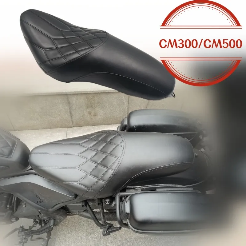 

Custom Honda CM300 Motorcycle Gapless Seat Cushion Vintage Motorcycle Flat Double Seat Cushion Rebel 500