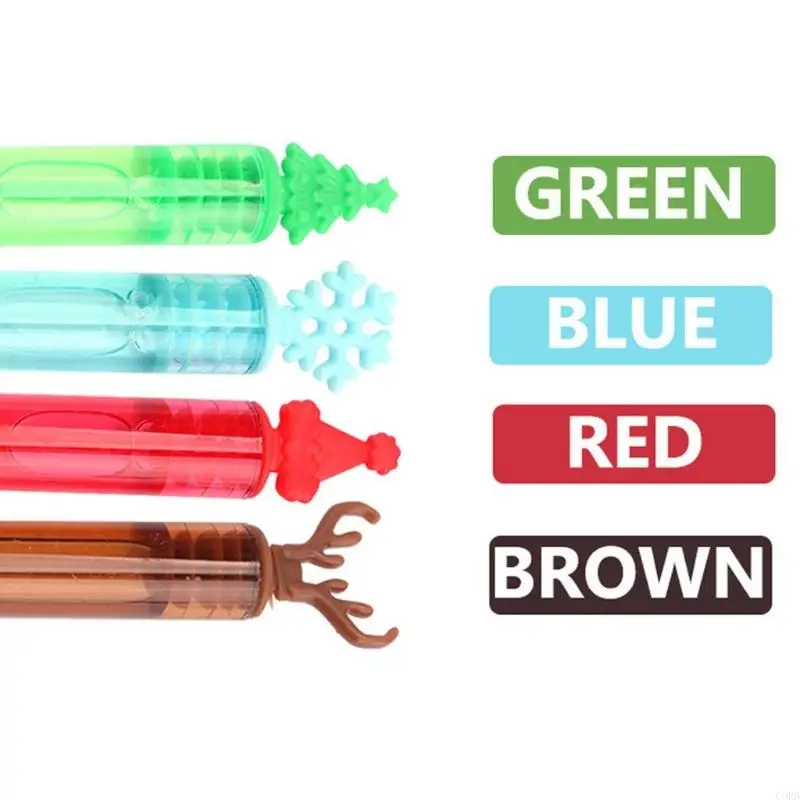 Kids Friendly Christmas Bubble Toy Multi Use Bubble Wand For Outdoor Indoor Play Safe Material No Liquid Included