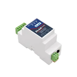 ZLAN 5143D Din Rail seriale RS485 a Ethernet TCP IP Server convertitore Ethernet con adattatore opzionale