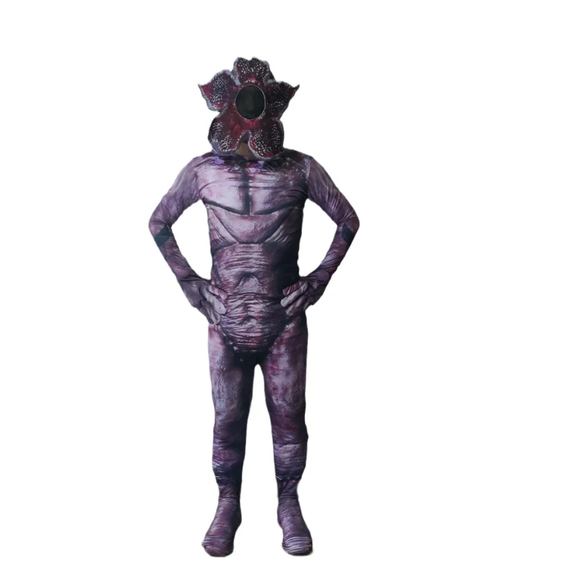 Demogorgon Kostuum Voor Volwassenen Halloween Enge Cosplay Bloem Monster Jumpsuit Jurk Carnaval Easter Purim Adult Fancy Dress