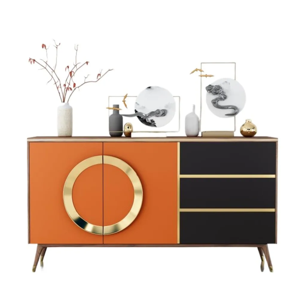 

Solid wood porch cabinet, simple locker, living room decorative cabinet for home use