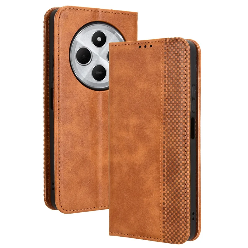 

Suitable For Redmi A4 5G magnetic protective case for Redmi A4 5G wallet mobile phone full leather case