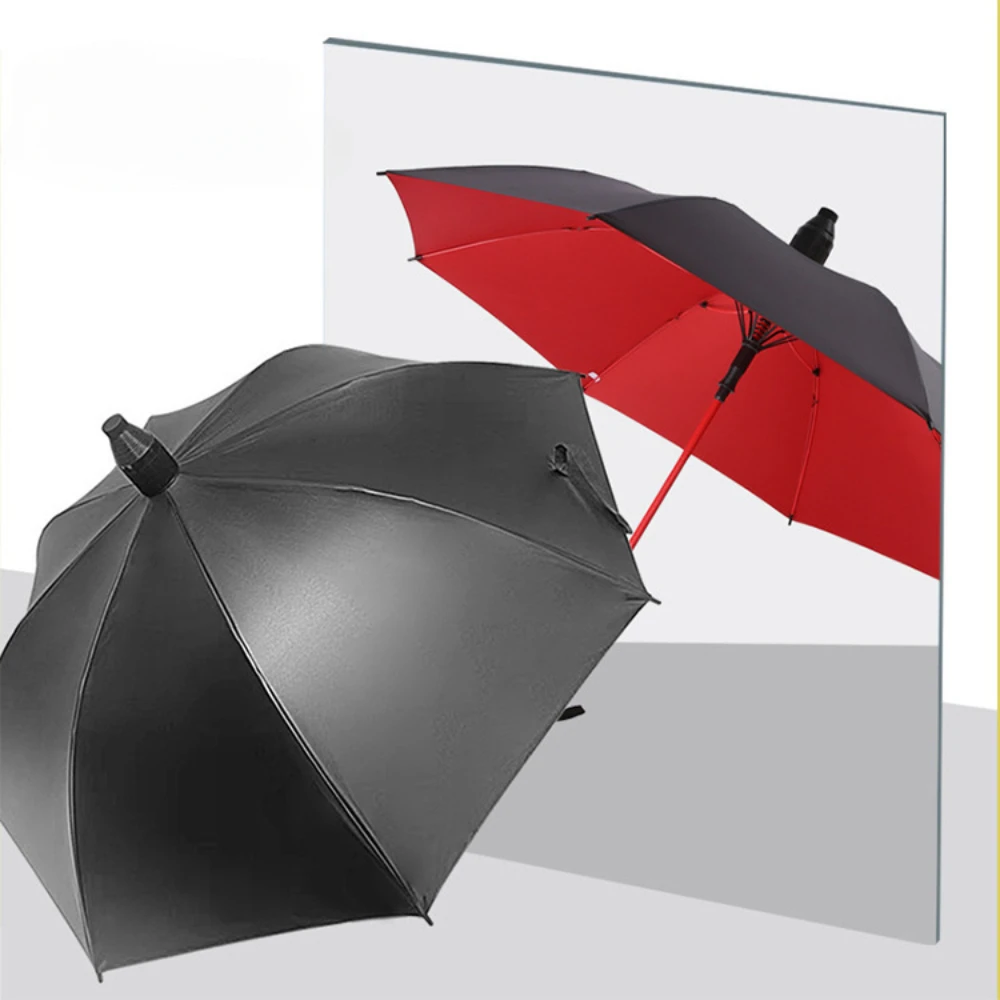 Long Automatic Umbrella Windproof Straight Umbrella with Waterproof Cover Large Business Umbrella Sunny Rainy Dual-use Paraguas