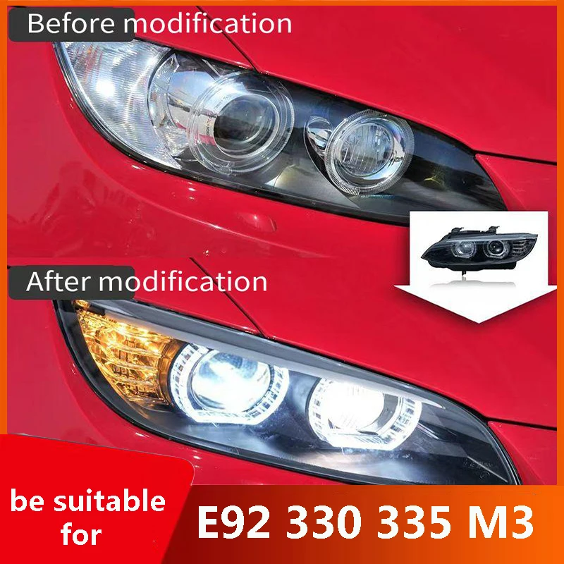 

Suitable for BMW E92 330 335 M3 modified LED headlight assembly front light upgrade headlight