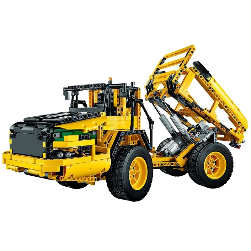 التكنولوجيا العالية عن بعد L350F رافعة عجل شاحنة جرار بنة نموذج 42030 لتقوم بها بنفسك سيارة ميكانيكية لعبة الطوب للأطفال هدية عيد ميلاد