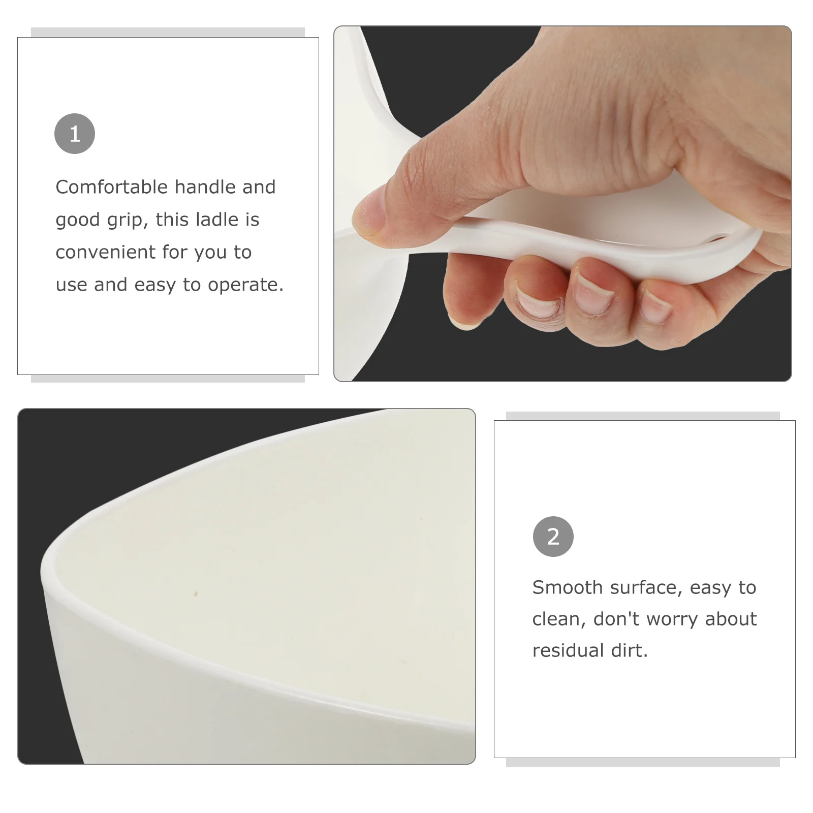 

Plastic Water Ladle Short Handle Dipper for Bathroom Bath Kitchen Garden Plant Watering Reusable Lightweight Household Tool