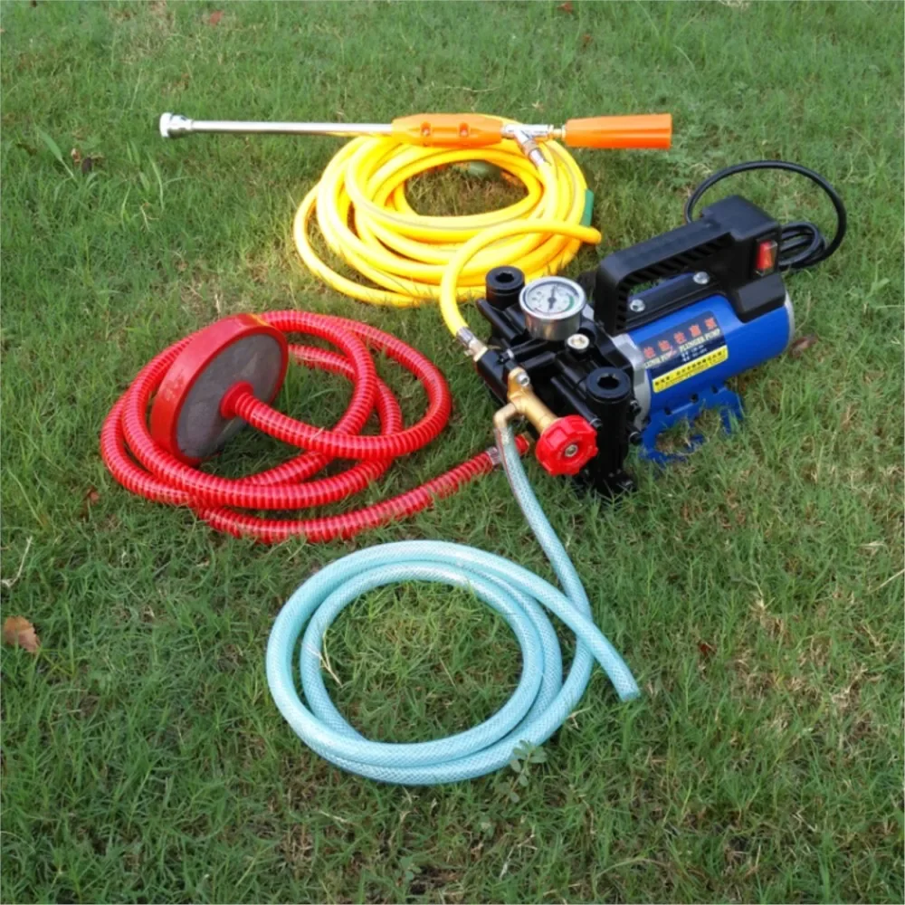 portable Electric High Pressure Pump Spraying Car Wash Irrigation Sprayer 12V/24V/60V/72V/220V Plunger Agricultural Sprayer