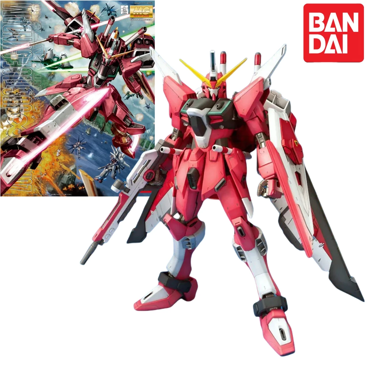 

Bandai Anime Model Original Genuine INFINITE JUSTICE GUNDAM MG 1/100 Assembly Toys Action Figure Gift Collectible Ornaments Kids