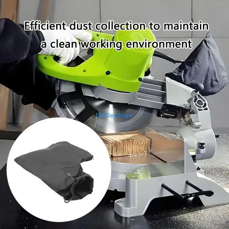 F92C 2Pcs Dust Collection Bags Adjustable for Tablesaws & Belt Sanders Easy to Clean