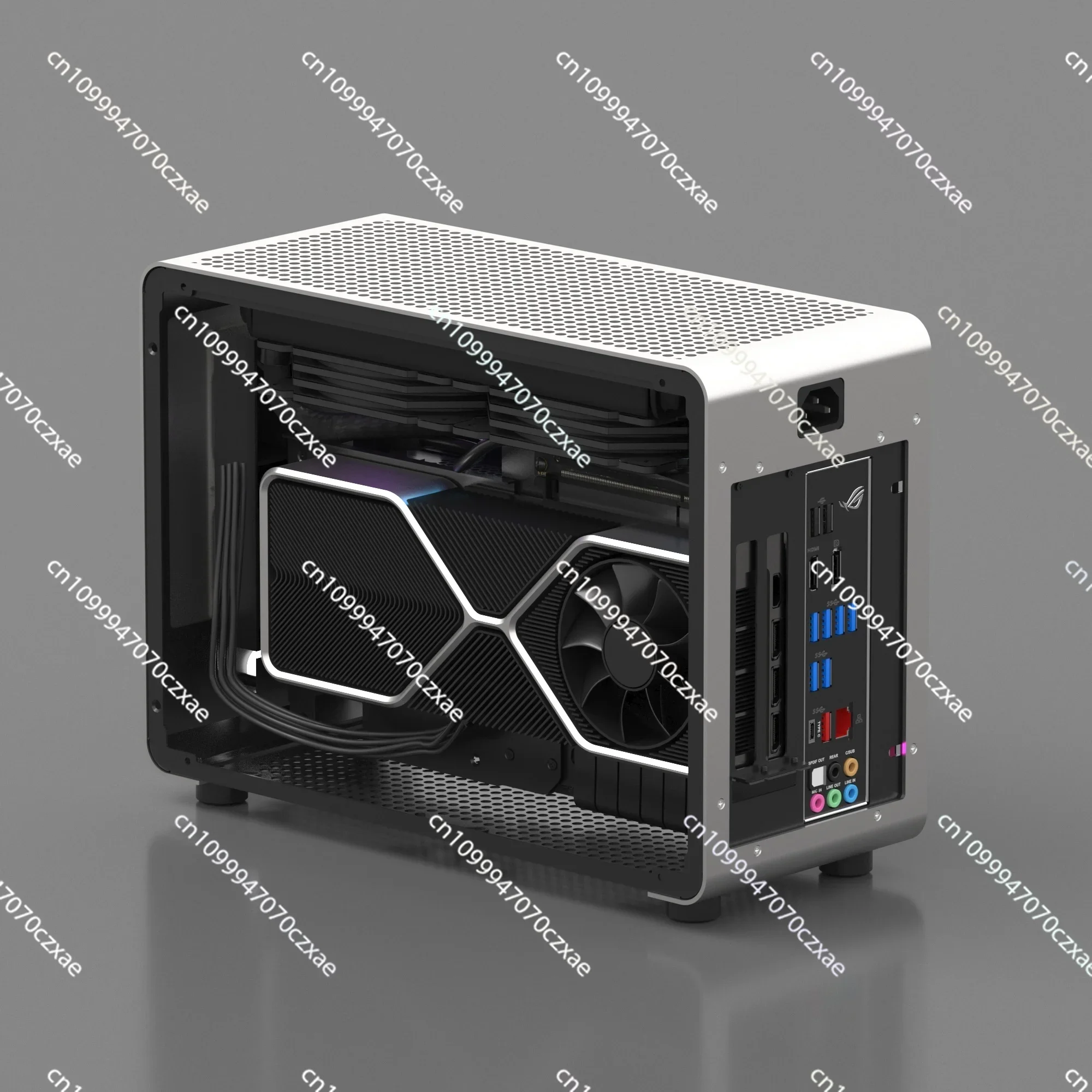 

For Sfx240 Water-cooled Itx Transparent Chassis A4 Aluminum Alloy Chassis