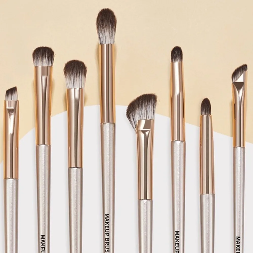 8-częściowy profesjonalny zestaw pędzli do makijażu, pędzle do cieni do powiek, bronzer do twarzy, zestaw pędzli do makijażu, konturowanie, 8 pędzli do konturowania, pędzel do brwi, dla kobiet