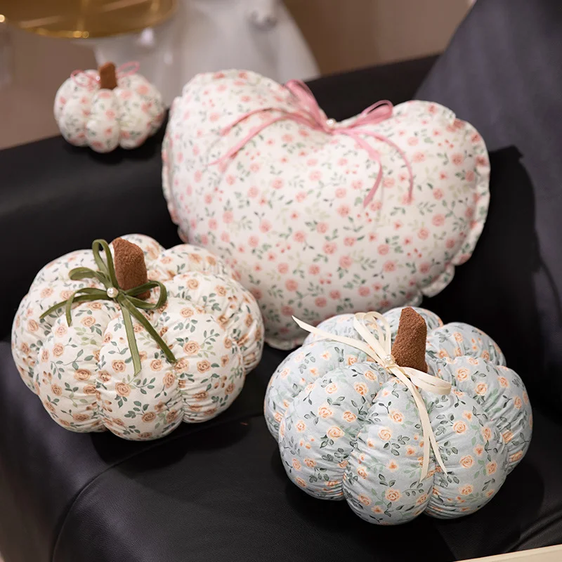Kawaii Delikatna Nordic Dynia Pluszowa Poduszka Miłości Zabawki Urocza Miękka Roślina Wypchana Lalka Dekoracje Świąteczne Poduszka Prezent na Halloween