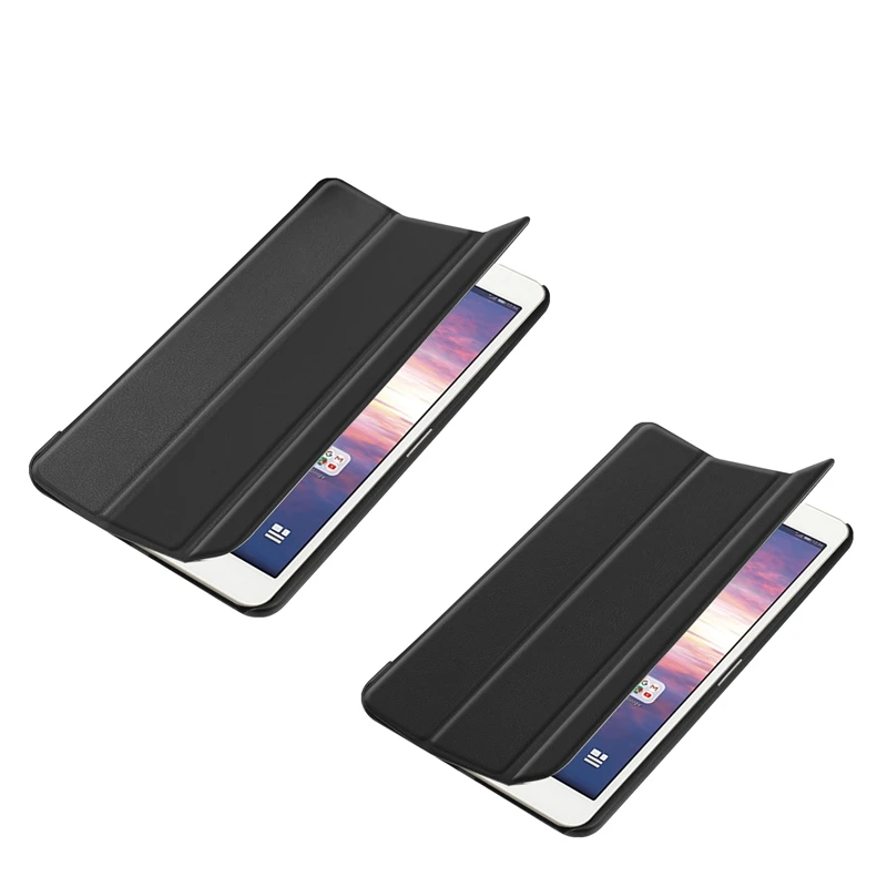 Capa de couro Ultra Slim PU para Docomo Dtab Compact, livro Flip, Tablet Cover, sem acordar, funções de sono, D-02K, Dtab-02K, 8.0"