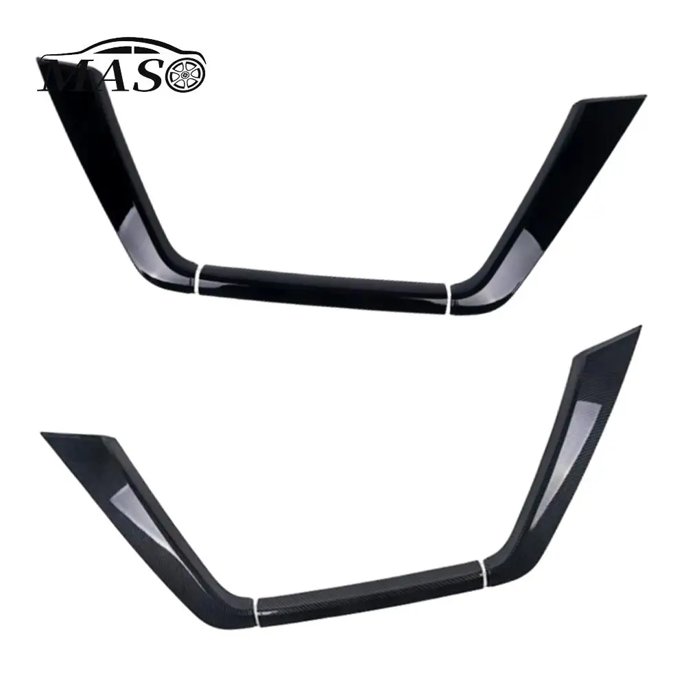 For Nissan Altima 2019 2020 2021 2022 2023 2024 Front Grille Frame Cover Trim ABS Glossy Black/Carbon Fiber Black