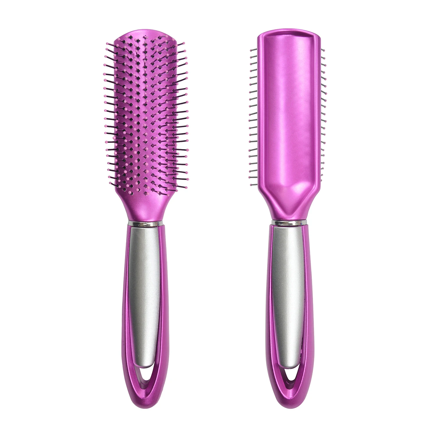 4 Farben 9 Reihen Haarbürste Entwirren Haarkamm Kopfhaut Massage Kämme Lockige Friseursalon Styling Werkzeuge