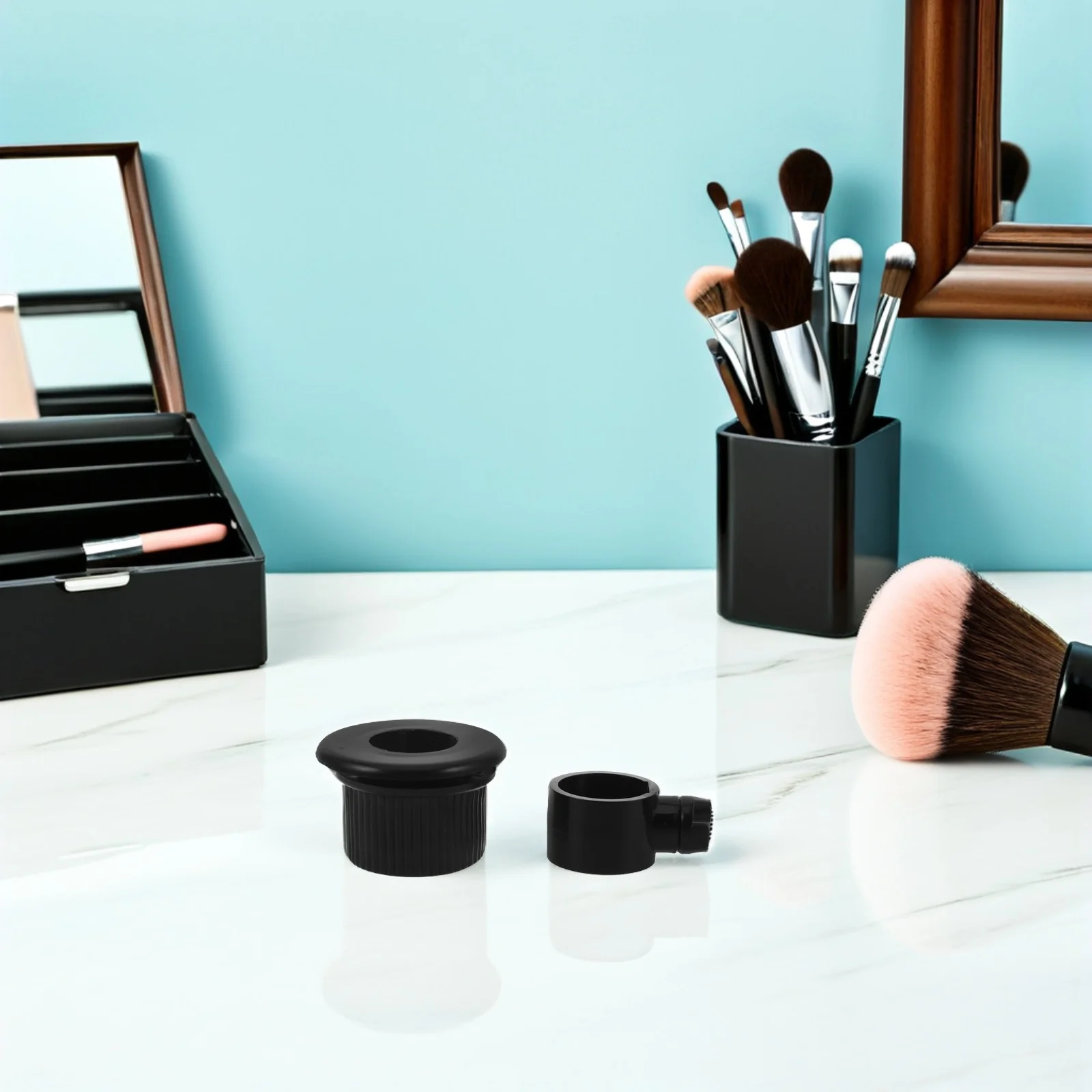 

4Pcs Display Jewelry Rack Plastic Threaded Adjustment Knob - Rotating Swivel Shelf Bracket for Retail Counters Exhibitions Store