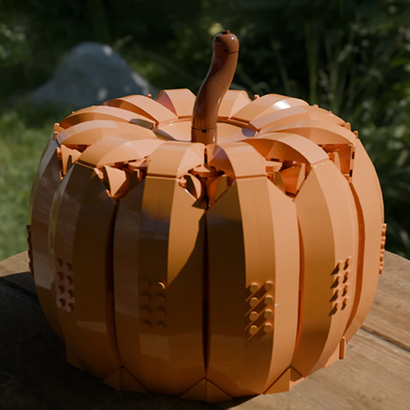 

1014PCS MOC-240914 Halloween Punpkin Model Building Blocks Creative Bricks Toy Adult Kids Birthday Gift Desktop Decoration