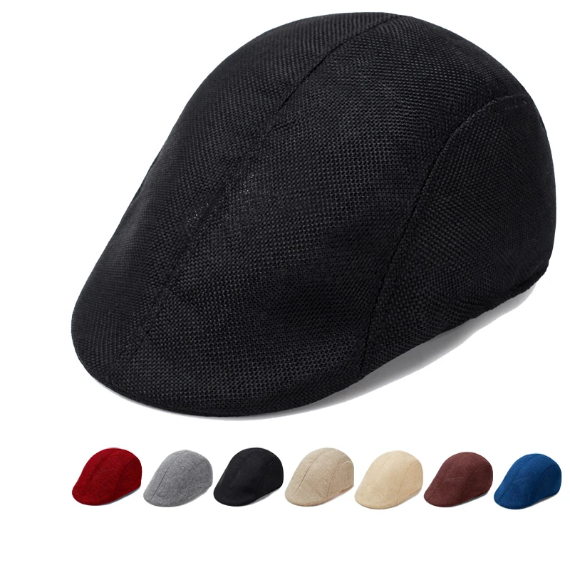 Thin Knitted Forward Hat Women Are Pure Spring and Summer All-match Beret Korean Style Breathable Sunshade Fashion Cap