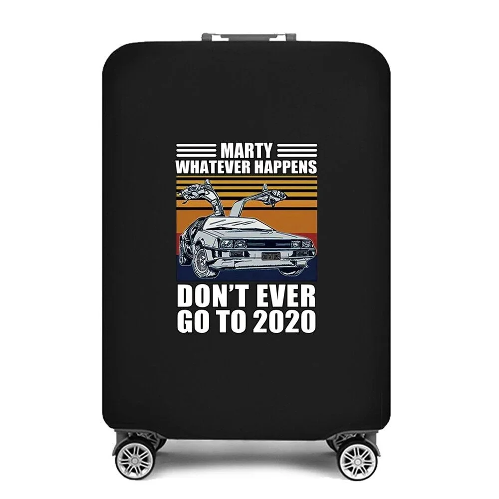 Elastic Luggage Cover Cartoon Unicorn Retro Print Suitcase Protector Dustproof Anti Scratch For 18 32 Inch Travel Case