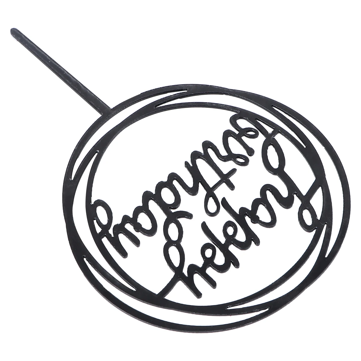 

Birthday Cake Insert Acrylic Topper Decoration Decorations Picks Happy Decorate