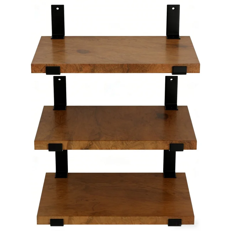 

Настенная декоративная полка DIY, 10 дюймов, усиленная, с кронштейнами для крепления на стену, 2-4 кронштейна, стеллаж для хранения