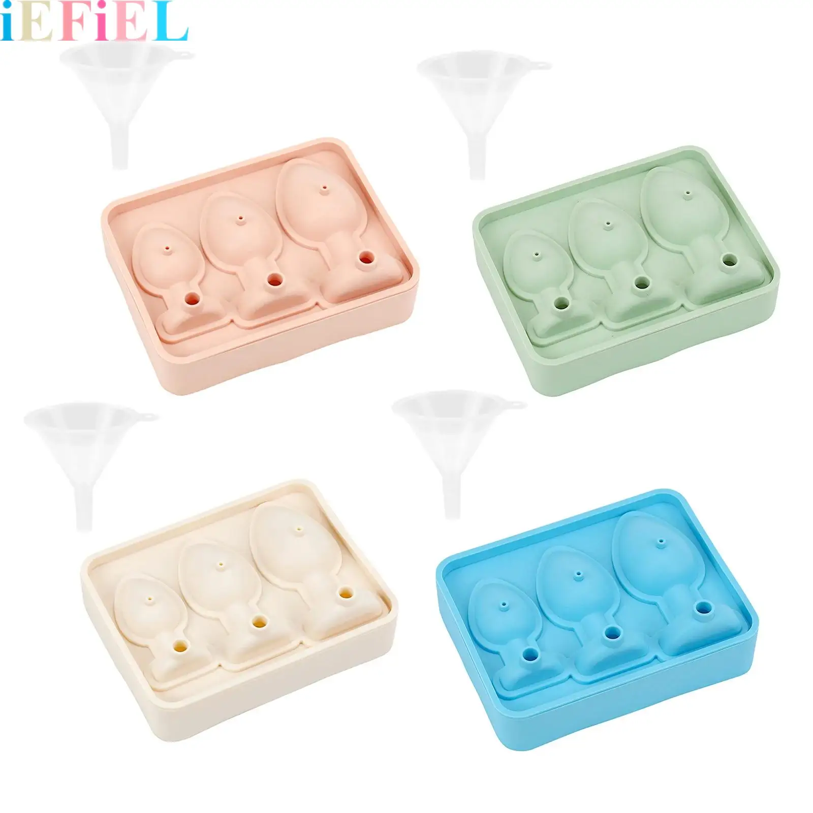 

Funny Ice Cream Silicone Mold Butt Plug Shaped Tray Maker for Prank Bachelor Bachelorette Party Bar Cocktail Whiskey