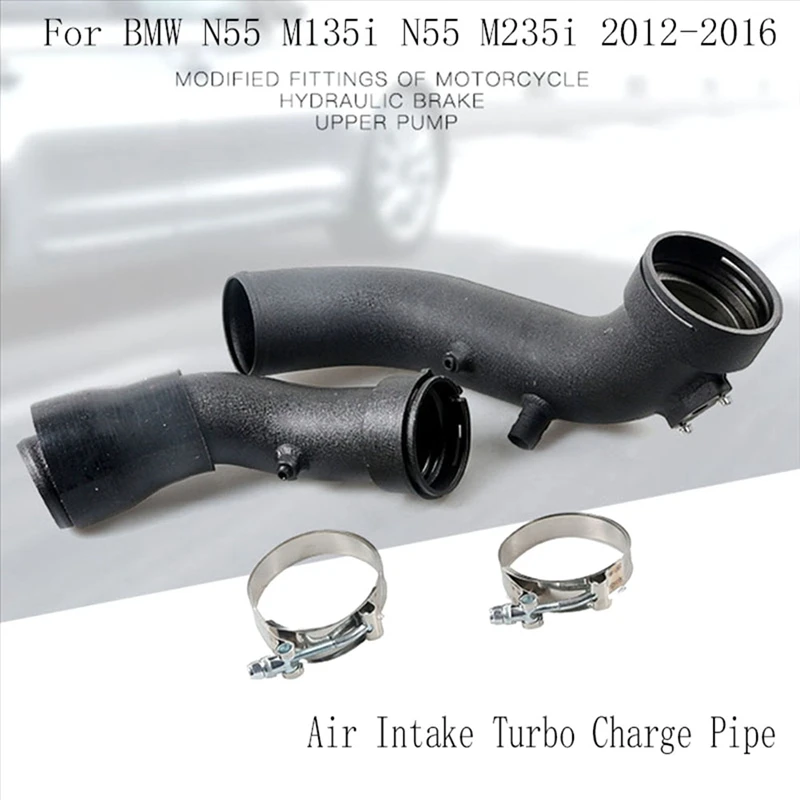 Aluminum Air Intake Turbo Charge Pipe For BMW N55 M135I N55 M235I 2012-2016 Parts Accessories