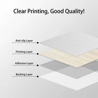 Self-Adhesive 40cm Floor Stickers Waterproof Suitable For Living Rooms Bathrooms And Kitchens Easily Decorate Your Home Floors. 6