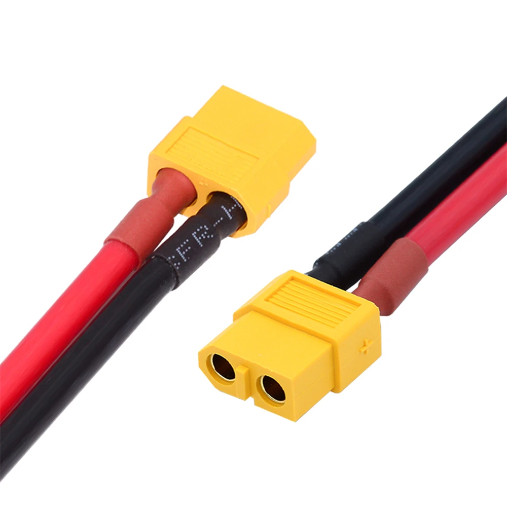 XT60 Male to Female 12AWG Extension Cable Connector for RC Battery Portable Power Station Solar Panel