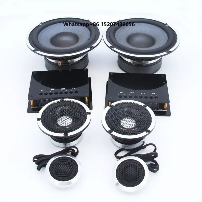 6.5 Inch 3-Way Component Car Speakers - 1.5
