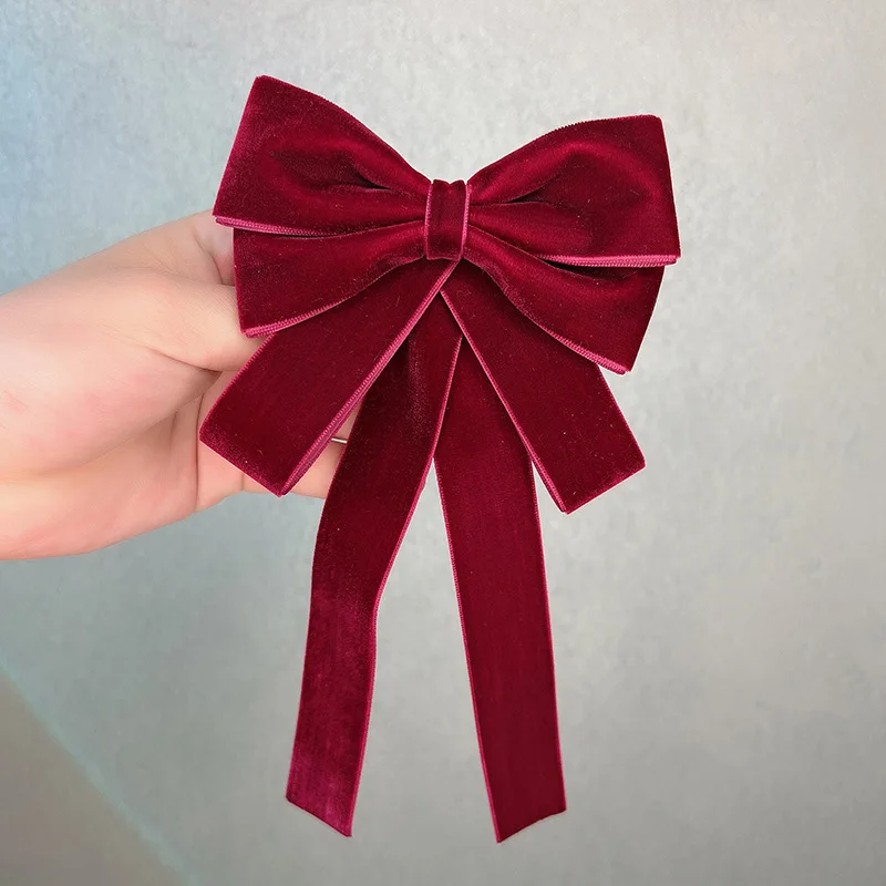 Mode Samt Fliege für Frauen Freizeit hemd dekorative Bowties