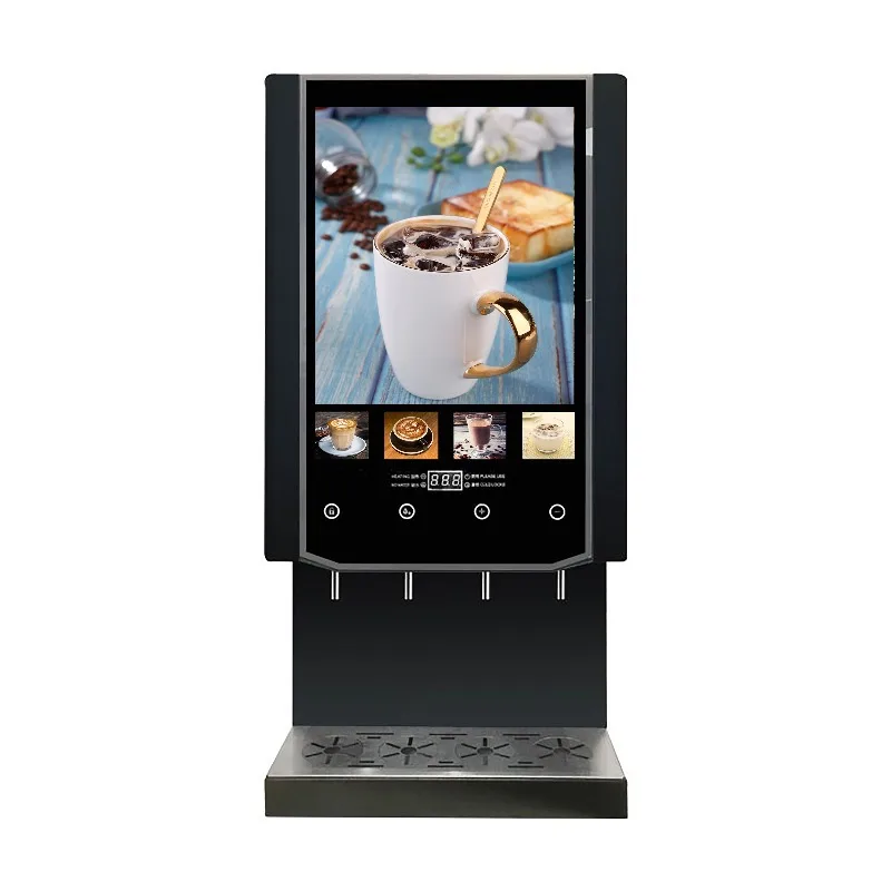 

40S SUPIN Commercial Economical Milk Maker Machine Fully Automatic 4 Flavours Hot Instant Coffee Machine