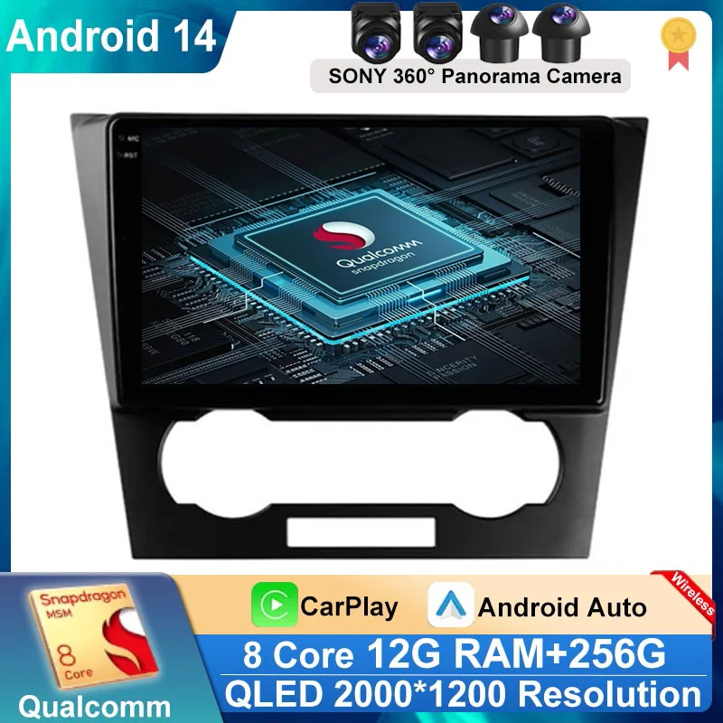 

For Chevrolet Chevy Epica 1 2007 - 2010 2011 2012 Car Radio Multimedia Video Players CarPlay Android 14 Auto GPS No 2 din 2din