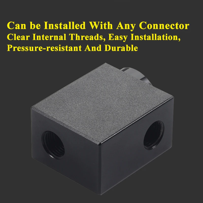 هوائي الهواء صمام العادم السريع ، الألومنيوم QE-01/02/03BL ، صمام العادم السريع ، مكونات تعمل بالهواء المضغوط #4